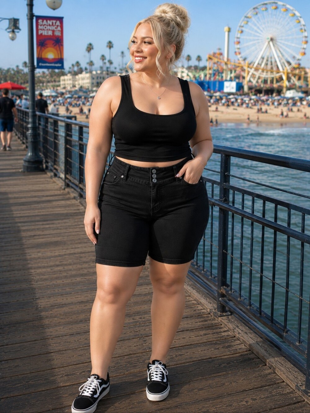 Torrid Jet Black Jegging Bermuda Shorts – Size 20 – NWT